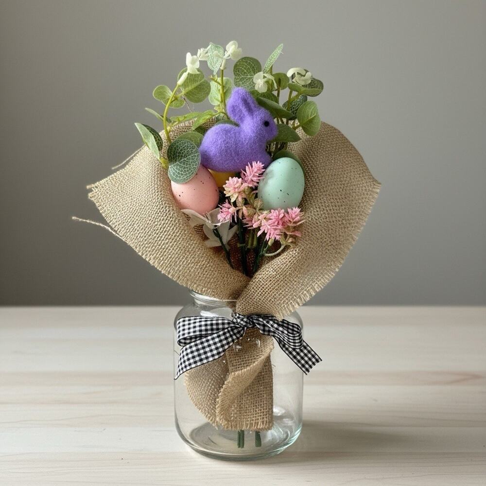 Easter Artificial Flower Finished Bouquet (Jar Not Included)
